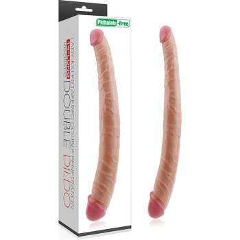 Lovetoy King Size Realistic Ladykiller Tapered Double Penetration 14" Flesh