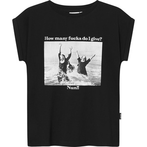 DEDICATED Дамска тениска DEDICATED Women's T-Shirt Visby Nun Given T-shirt - Black (916-5023-0113)