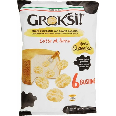 Groksi chipsy grana padano 6 x 12 g
