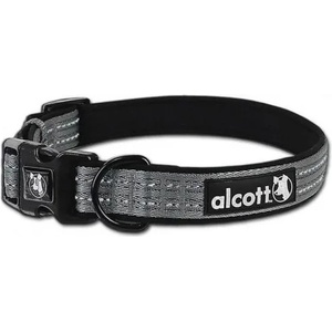 alcott Adventure collar - нашийник за куче Адвенчър, сив, размер М: 35-50 см обикока, ширина на лентата: 2 см - CLMDGR