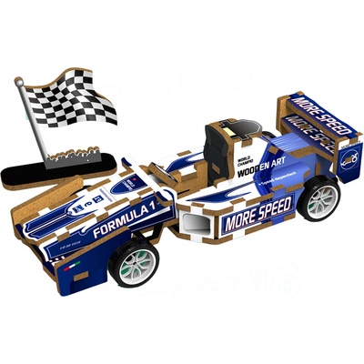 Wiky 3D puzzle dřevěné Formule 14 cm