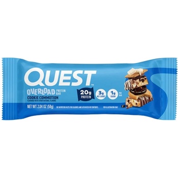 Quest Nutrition Quest Overload Protein Bar | Different Flavors [63 грама] Cookie Commotion
