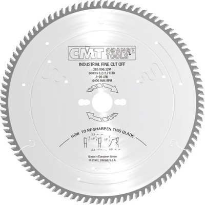 CMT C285 Pilový kotouč pro podélné a příčné řezy 180X3.2X30 Z56