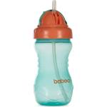 Baboo Cup with Silicone Straw шише със сламка Green, 9m+ 360ml
