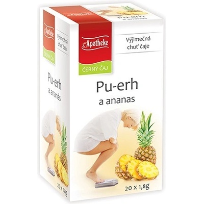 Apotheke Pu-erh a ananas čaj 20 x 1,8 g
