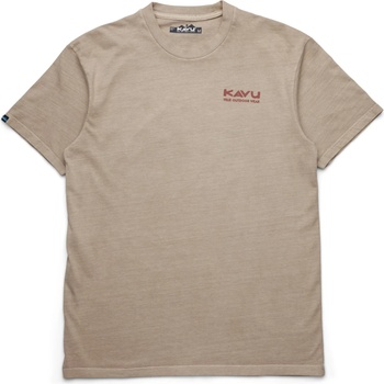 KAVU Мъжка тениска KAVU Salmon T-shirt - Buff (216-8138-0113)