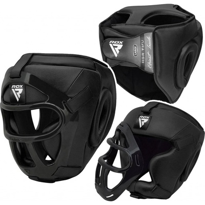 Boxerská helma RDX T1B Odnímatelný chránič Černá L