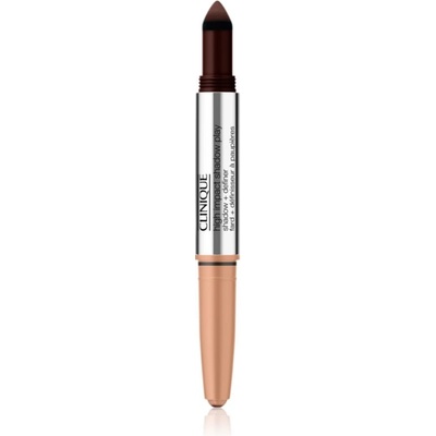 Clinique High Impact Shadow Play Shadow & Definer oční stíny v tužce duo Café Au Lait 1,9 g