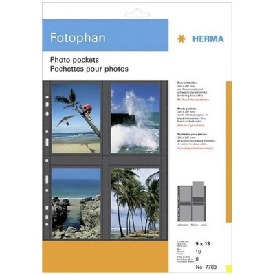 Herma fotophan 9x13 hoch 10 listov cierna 7783
