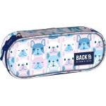 BackUP Овален ученически несесер BackUp A - Buldog, 1 цип (88485)