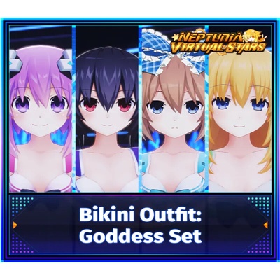 Neptunia Virtual Stars - Bikini Outfit: Goddess Set