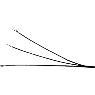 Luxury lashes 3D Lashes Mega Black Premium sypané v hotovom vejári 1 000 ks Zakrivenie umelých rias: D, Dĺžka umelých rias: 11 mm, Hrúbka rias: 0.09