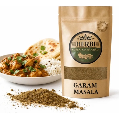 Herbi aram Masala autentická indická zmes korenia 50 g