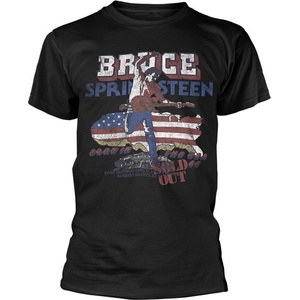 Bruce Springsteen Tour '84-'85 Тениска с къс ръкав Black L (MTRAF10960035L)