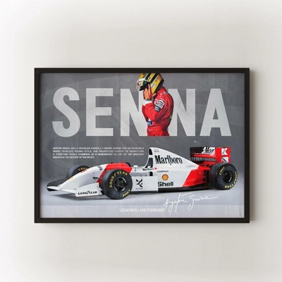 Senna Velikost: 50x70 cm, Rám: Černý