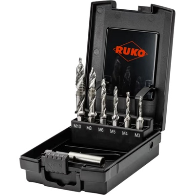 RUKO Súprava kombinovaných závitníkov FLOWSTEP HSS, M3-M10 6 dielov