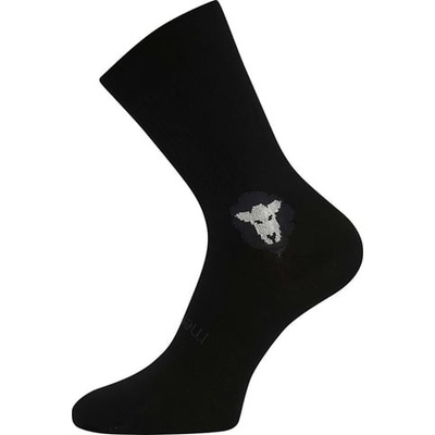 Voxx Barefootan ponožky s merino vlnou 3 páry černá
