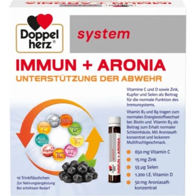 Doppelherz System Immun + Aronia, 10 флакона