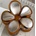 HARAHU Щипка за коса do-38213 - Кафява kp38213