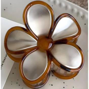 HARAHU Щипка за коса do-38213 - Кафява kp38213 (do-38213)