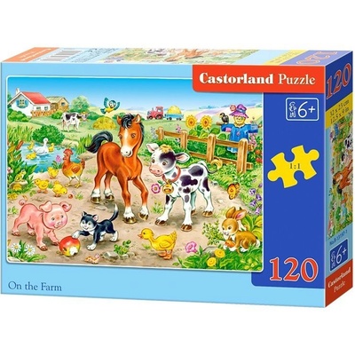 Castorland On the Farm 120 pcs Пъзел 120 броя Анимации (GXP-577224) (GXP-577224)