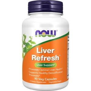 NOW NOW Liver Refresh, 90 Veg Capsules - fitnesdobavki - 31,10 лв