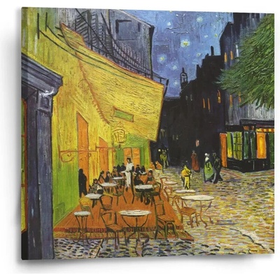 Sablio Obraz Terasa kaviarne v noci - Vincent van Gogh - 50x50 cm
