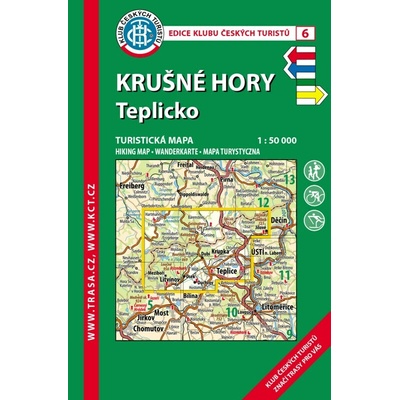 KČT 6 Krušné hory-Teplicko 1:50 000 / turistická mapa