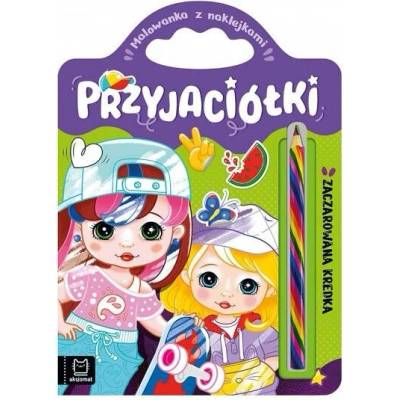 Přítelkyně Kouzelná pastelka omalovánka se samolepkami