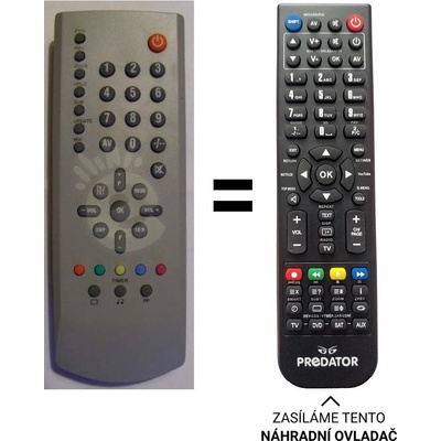 Dálkový ovladač Predátor Sencor STV2801 – Hledejceny.cz