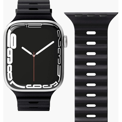 Vonmählen Wave Band силиконова каишка за Apple Watch 38/40/41 mm, черна (AWS00078) (AWS00078)