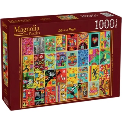 Magnolia Пъзел Magnolia от 1000 части - Попарт колаж (4108)