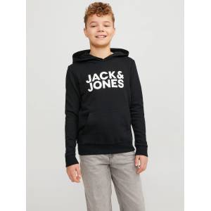 JACK & JONES Суичър Jack and Jones Kids Bradley Hoodie - Black - sportihobi - 84,08 лв