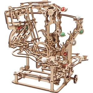UGears Механичен 3D модел UGears Верижен подемник за мраморни топчета