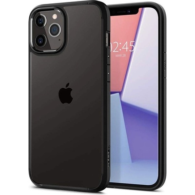 Spigen Ultra Hybrid Case - хибриден кейс с висока степен на защита за iPhone 12 Pro Max (черен)