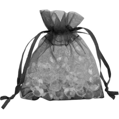 Organzový sáček 9x12cm Černý (Black)