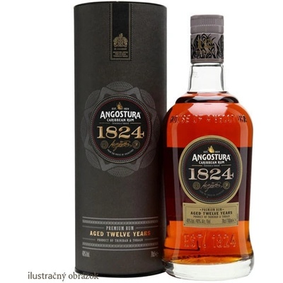 Rum Angostura 1824 12y 40% 0,7 l (tuba)