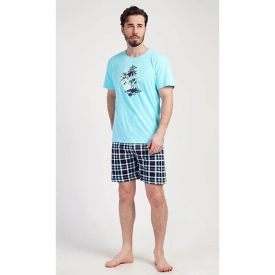 Honolua bay pánské pyžamo krátké azurové