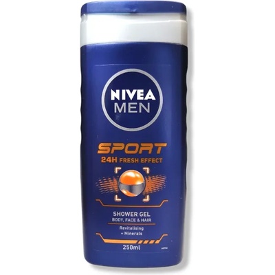 Nivea душ гел, За мъже, 250мл, Sport