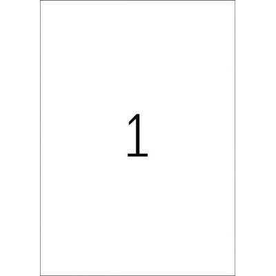 Samolepiace etikety 210 x 297mm (1výrez) A4 (100ks)