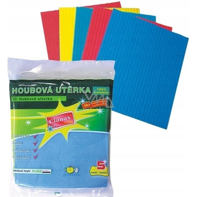 Clanax hubová utierka16 x 18 cm celuloza 3 ks