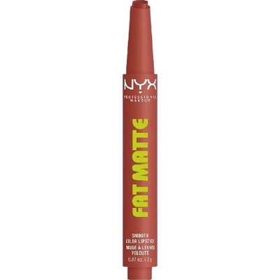 NYX Professional Makeup Fat Matte Smooth Click Lipstick Rose Robe 8 ml