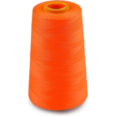 Prima-obchod Polyesterové nitě pro overlocky i klasické šití návin 3000 yards PES 40S/2, barva 12 (6024) oranžová neon