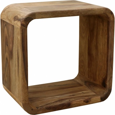 indickynabytok.sk - Polica na stenu Tina 35x35x22 indický masív palisander