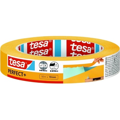 Tesa Masking tape Perfect+ Maskovacia páska 50 m x 19 mm žltá