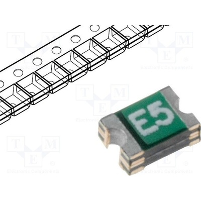 ECE SR050-06 Pojistka: polymerová PTC; 500mA; 0805
