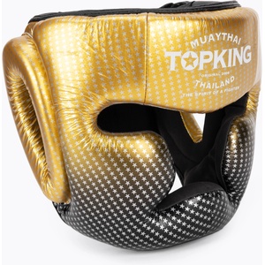 Top King Super Star златна боксова каска