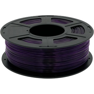 Recycling Fabrik rPETG Königlicher Amethyst (Purple-Translucent) - 1, 75 mm / 1000 g (PTGX-S175-1000-KOAM)