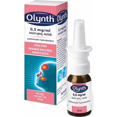 Olynth Plus 0.5 mg/50 mg/ml nosová roztoková aerodisperzia aer.nao. 1 x 10 ml