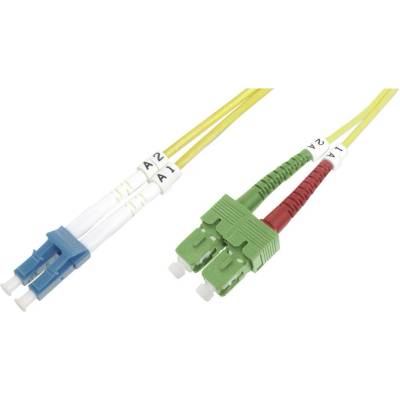 Digitus DK-292SCA3LC-02 optické vlákno LWL prepojovací [1x zástrčka SC/APC 8° - 1x zástrčka LC] 9/125 µ Singlemode
